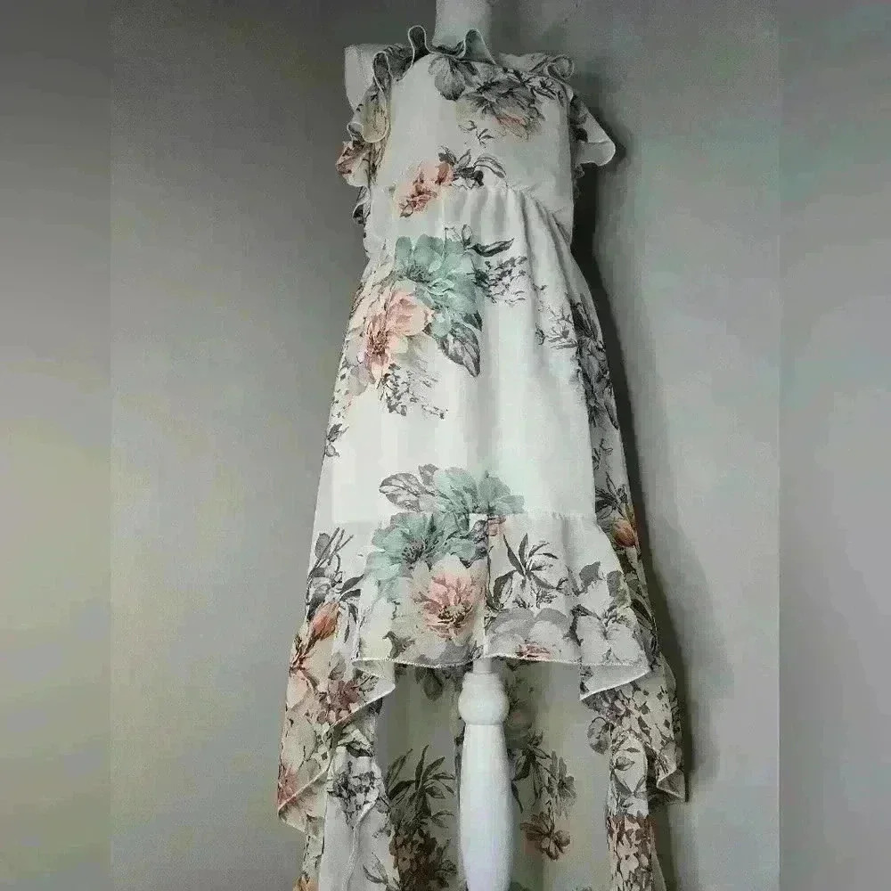 Bailey Blue Floral Print Dress - Picture 6 of 14